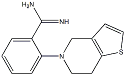 2-{4H,5H,6H,7H-thieno[3,2-c]pyridin-5-yl}benzene-1-carboximidamide,,结构式