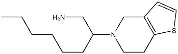 2-{4H,5H,6H,7H-thieno[3,2-c]pyridin-5-yl}octan-1-amine Struktur