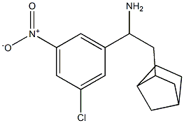 2-{bicyclo[2.2.1]heptan-2-yl}-1-(3-chloro-5-nitrophenyl)ethan-1-amine Structure