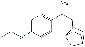 2-{bicyclo[2.2.1]heptan-2-yl}-1-(4-ethoxyphenyl)ethan-1-amine Struktur