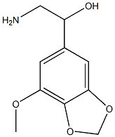 2-amino-1-(7-methoxy-1,3-benzodioxol-5-yl)ethanol Structure