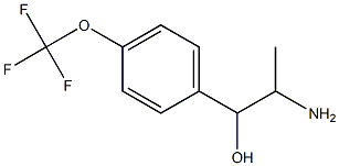2-amino-1-[4-(trifluoromethoxy)phenyl]propan-1-ol 结构式