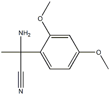 2-amino-2-(2,4-dimethoxyphenyl)propanenitrile