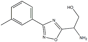 2-amino-2-[3-(3-methylphenyl)-1,2,4-oxadiazol-5-yl]ethan-1-ol