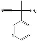 2-amino-2-pyridin-3-ylpropanenitrile