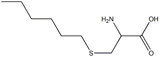 2-amino-3-(hexylsulfanyl)propanoic acid Structure