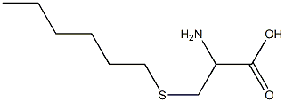 2-amino-3-(hexylsulfanyl)propanoic acid 结构式