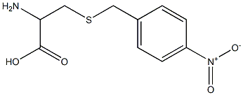 2-amino-3-[(4-nitrobenzyl)thio]propanoic acid Struktur