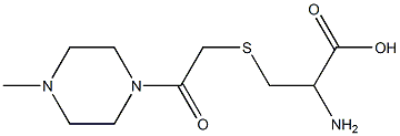 2-amino-3-{[2-(4-methylpiperazin-1-yl)-2-oxoethyl]sulfanyl}propanoic acid Structure