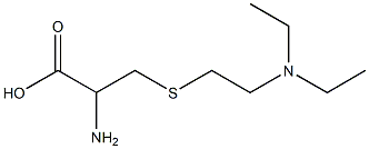 2-amino-3-{[2-(diethylamino)ethyl]thio}propanoic acid Structure