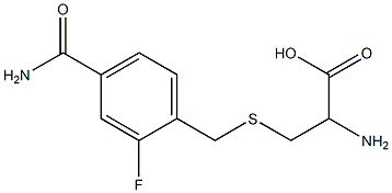 2-amino-3-{[4-(aminocarbonyl)-2-fluorobenzyl]thio}propanoic acid