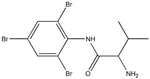 2-amino-3-methyl-N-(2,4,6-tribromophenyl)butanamide Structure