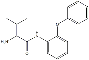 2-amino-3-methyl-N-(2-phenoxyphenyl)butanamide Structure