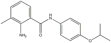 2-amino-3-methyl-N-[4-(propan-2-yloxy)phenyl]benzamide
