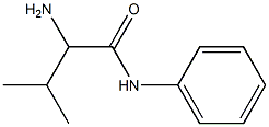 2-amino-3-methyl-N-phenylbutanamide Structure