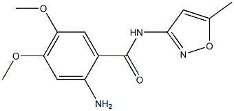 2-amino-4,5-dimethoxy-N-(5-methylisoxazol-3-yl)benzamide|