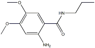 2-amino-4,5-dimethoxy-N-propylbenzamide Structure