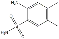 2-amino-4,5-dimethylbenzene-1-sulfonamide Structure