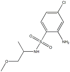 2-amino-4-chloro-N-(1-methoxypropan-2-yl)benzene-1-sulfonamide