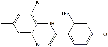 2-amino-4-chloro-N-(2,6-dibromo-4-methylphenyl)benzamide