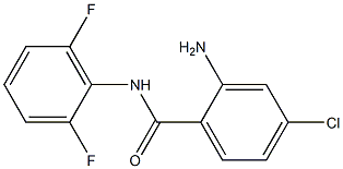 2-amino-4-chloro-N-(2,6-difluorophenyl)benzamide Structure