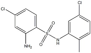 2-amino-4-chloro-N-(5-chloro-2-methylphenyl)benzene-1-sulfonamide Structure