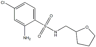 2-amino-4-chloro-N-(oxolan-2-ylmethyl)benzene-1-sulfonamide