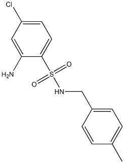 2-amino-4-chloro-N-[(4-methylphenyl)methyl]benzene-1-sulfonamide