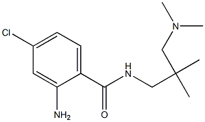 2-amino-4-chloro-N-{2-[(dimethylamino)methyl]-2-methylpropyl}benzamide Structure