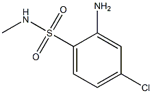 2-amino-4-chloro-N-methylbenzene-1-sulfonamide,,结构式