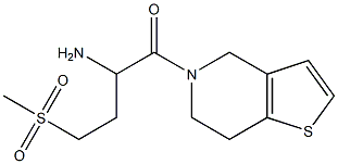 2-amino-4-methanesulfonyl-1-{4H,5H,6H,7H-thieno[3,2-c]pyridin-5-yl}butan-1-one