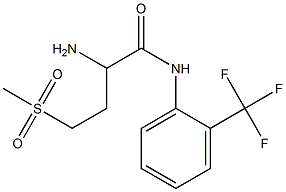 2-amino-4-methanesulfonyl-N-[2-(trifluoromethyl)phenyl]butanamide