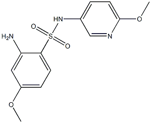 2-amino-4-methoxy-N-(6-methoxypyridin-3-yl)benzene-1-sulfonamide