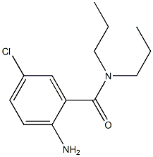 2-amino-5-chloro-N,N-dipropylbenzamide Structure