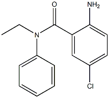 2-amino-5-chloro-N-ethyl-N-phenylbenzamide Structure