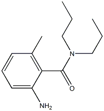 2-amino-6-methyl-N,N-dipropylbenzamide Structure