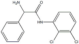 2-amino-N-(2,3-dichlorophenyl)-2-phenylacetamide Structure