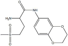 2-amino-N-(2,3-dihydro-1,4-benzodioxin-6-yl)-4-methanesulfonylbutanamide