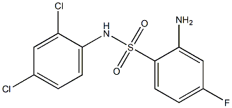 2-amino-N-(2,4-dichlorophenyl)-4-fluorobenzene-1-sulfonamide