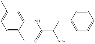 2-amino-N-(2,5-dimethylphenyl)-3-phenylpropanamide Struktur