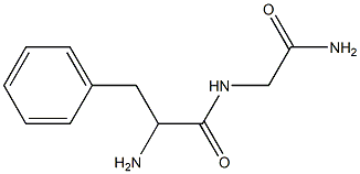 2-amino-N-(2-amino-2-oxoethyl)-3-phenylpropanamide Struktur