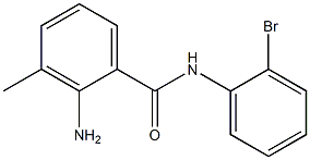 2-amino-N-(2-bromophenyl)-3-methylbenzamide 结构式