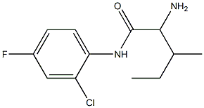 2-amino-N-(2-chloro-4-fluorophenyl)-3-methylpentanamide