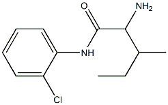 2-amino-N-(2-chlorophenyl)-3-methylpentanamide