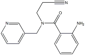  2-amino-N-(2-cyanoethyl)-N-(pyridin-3-ylmethyl)benzamide