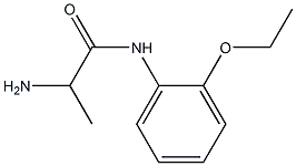 2-amino-N-(2-ethoxyphenyl)propanamide Structure