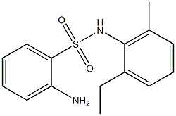 2-amino-N-(2-ethyl-6-methylphenyl)benzene-1-sulfonamide|