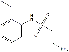 2-amino-N-(2-ethylphenyl)ethanesulfonamide Structure