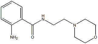 2-amino-N-(2-morpholin-4-ylethyl)benzamide Structure