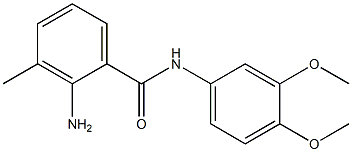 2-amino-N-(3,4-dimethoxyphenyl)-3-methylbenzamide Structure